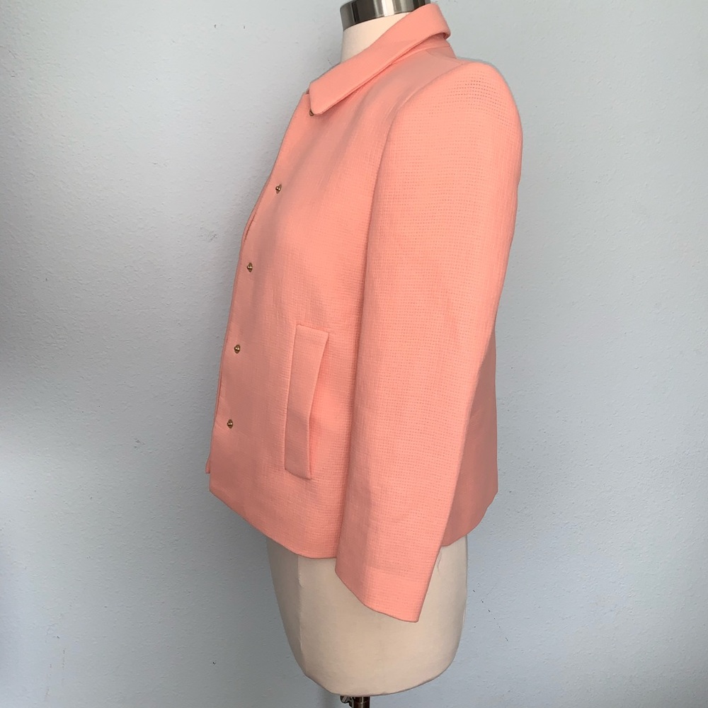 Zara Basic Peach Blazer Size Small - image 4